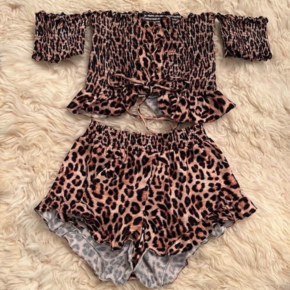 Peixoto kids leopard Wild One set - Picture 4 of 5